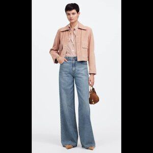 MADEWELL Superwide-Leg Jeans: Airy Denim Edition in Women's Size 27